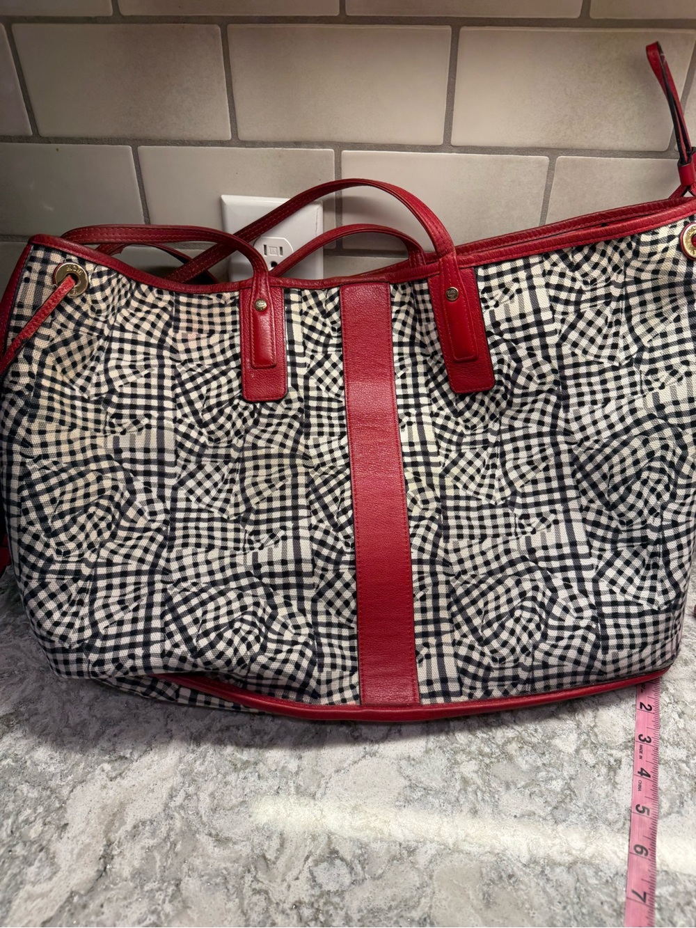 MCM Visetos Liz Reversible Shopper Tote - Picture 12 of 16